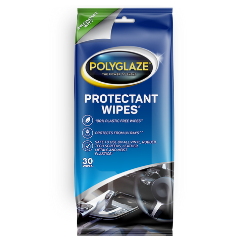 Polyglaze Auto Protectant Wipes 30 Pack Biodegradable Surface Wipes