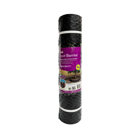 Jack Garden Root Barrier 600mm x 5m Black Recycled Plastic