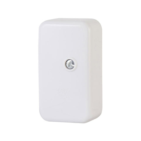 DETA Small Junction Box with 30A Insulated Connectors, White Polycarbonate, 10 Pack (6325BT)