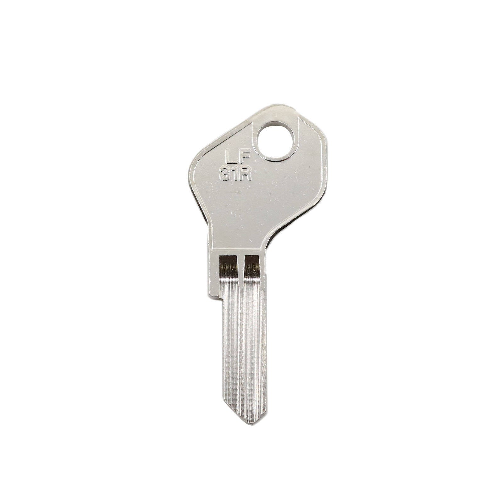 EHI LF31R 47mm Silver Blank Key, Nickel Plated Brass