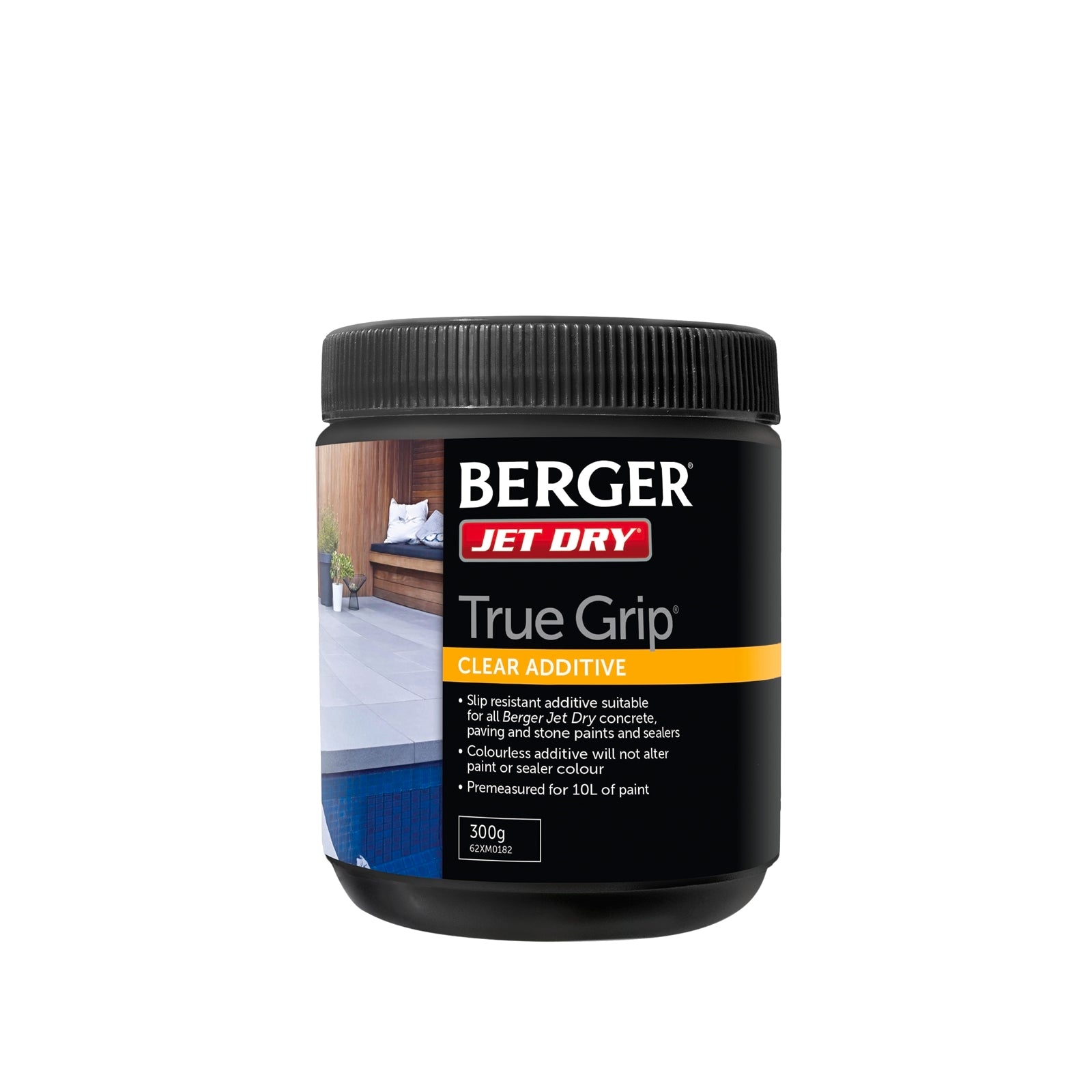 Berger Jet Dry 300g Clear True Grip Anti-Slip Additive
