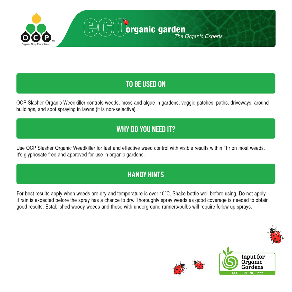 OCP Slasher 3L Ready-to-Use Non-Selective Weedkiller