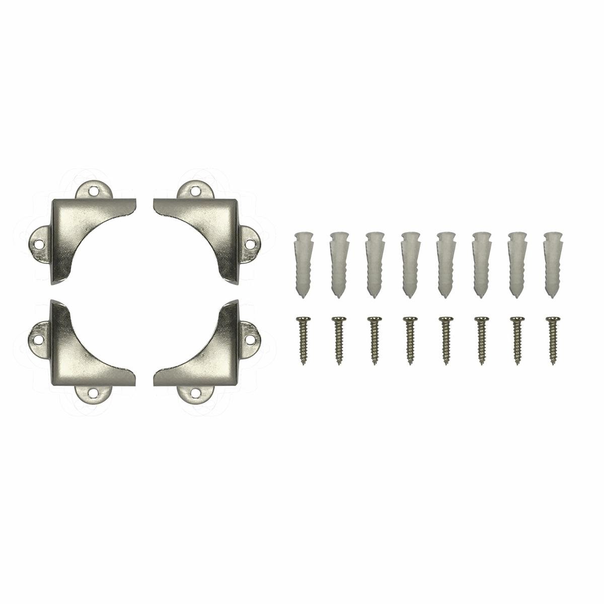 Everhang Mirror Mounting Corner Set 11kg Steel Secure Hold - SuperSaverAU - view 1
