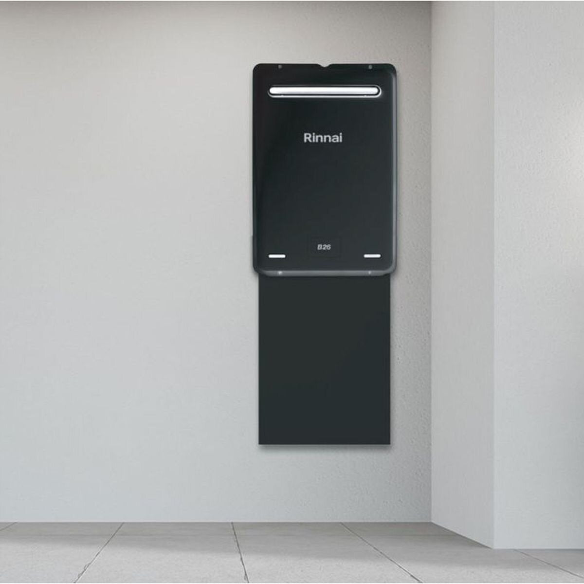 Rinnai Black Pipe Cover - Conceals Pipes, Valves and Power Points, Weather Protection - PC12BLK