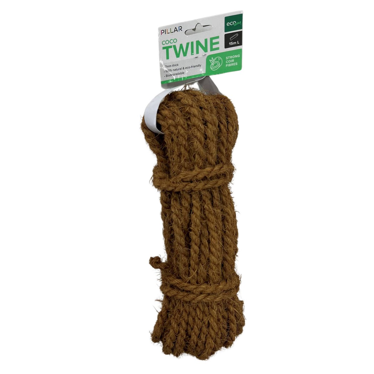 Pillar Products Natural Coco Twine Rope 15m x 7mm
