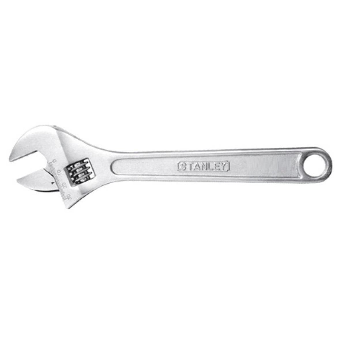 Stanley 200mm Adjustable Wrench - Steel Shifting Spanner