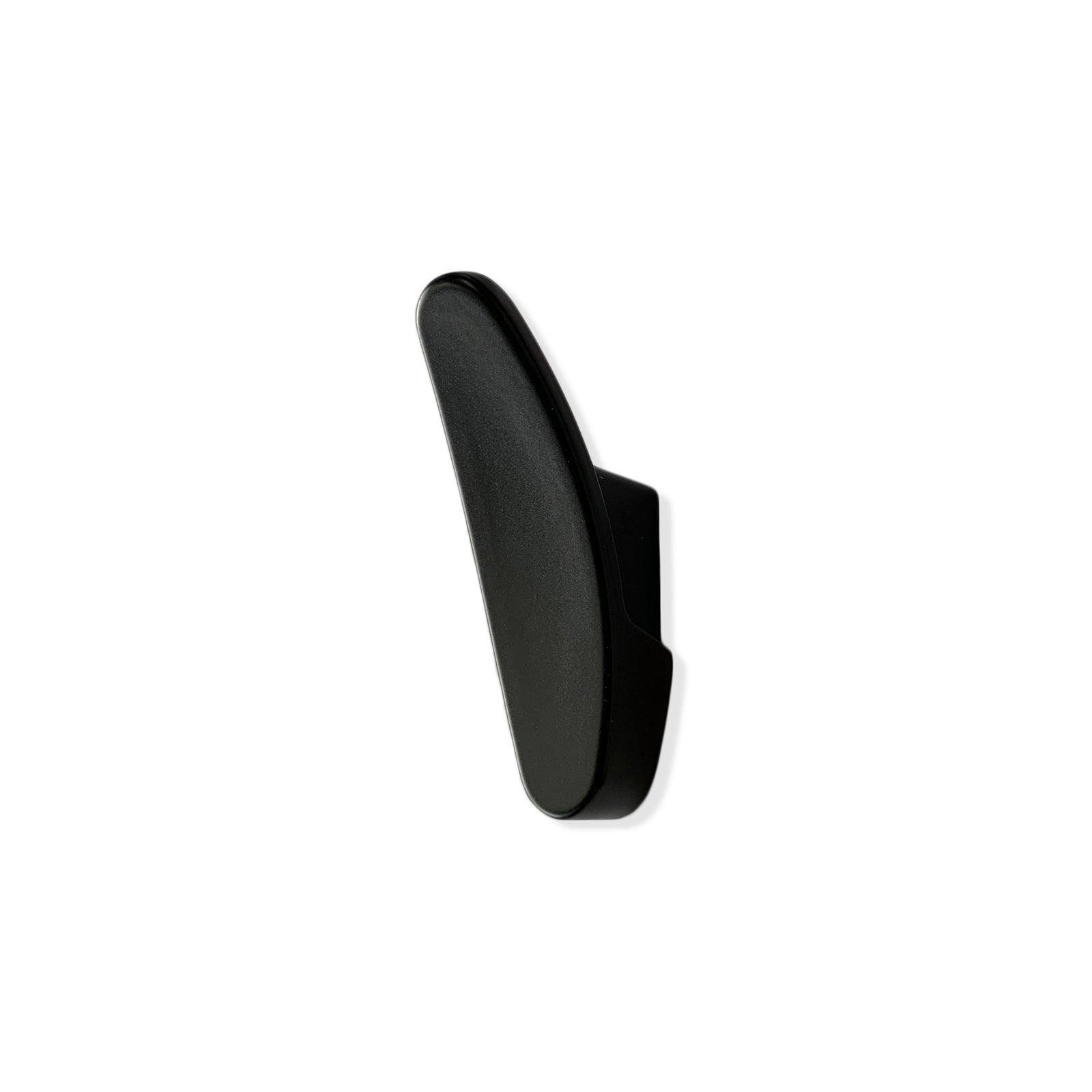 Taskmaster 65mm Matte Black Zinc Single Robe Hook for Bathroom Wall