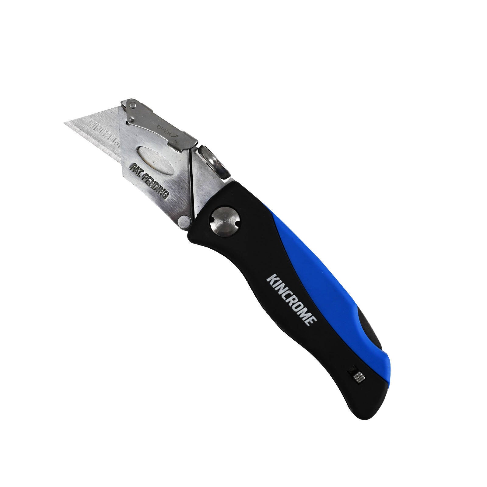 Kincrome Soft Grip Folding Utility Knife - Lockable, Blade Storage K060012