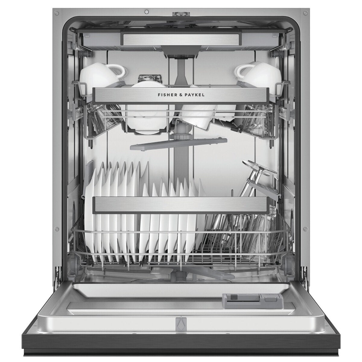 Fisher & Paykel Series 7 Built Under Dishwasher - 15 Place Settings, Black, Advanced Drying - DW60UN4B2