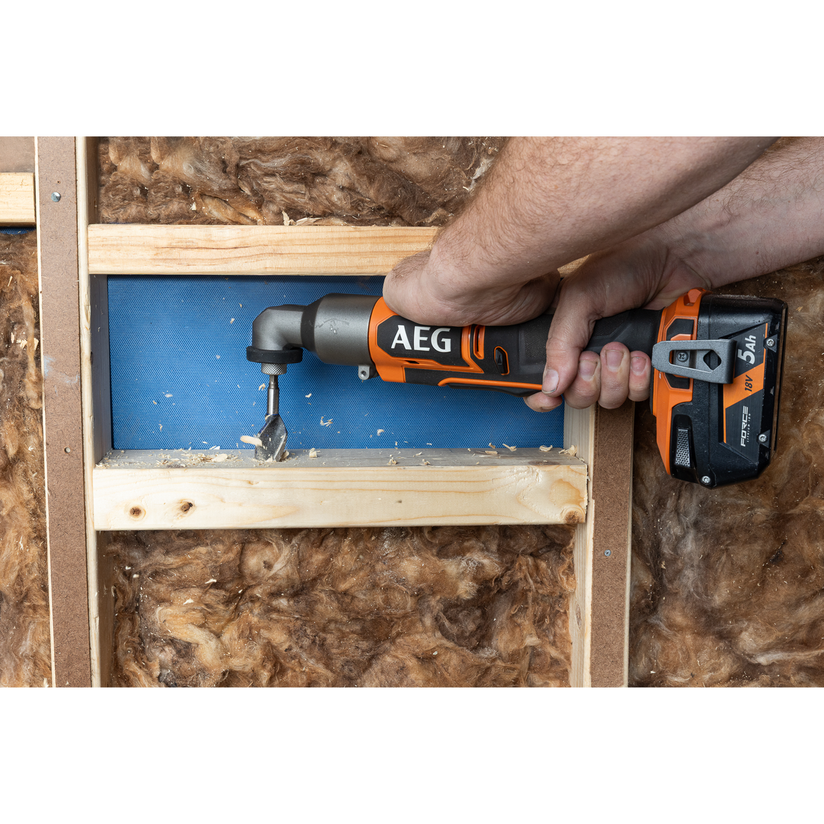 AEG 18V Fusion Right Angled Impact Driver Skin - 150Nm Torque - 53mm Head Depth - SuperSaverAU - view 3