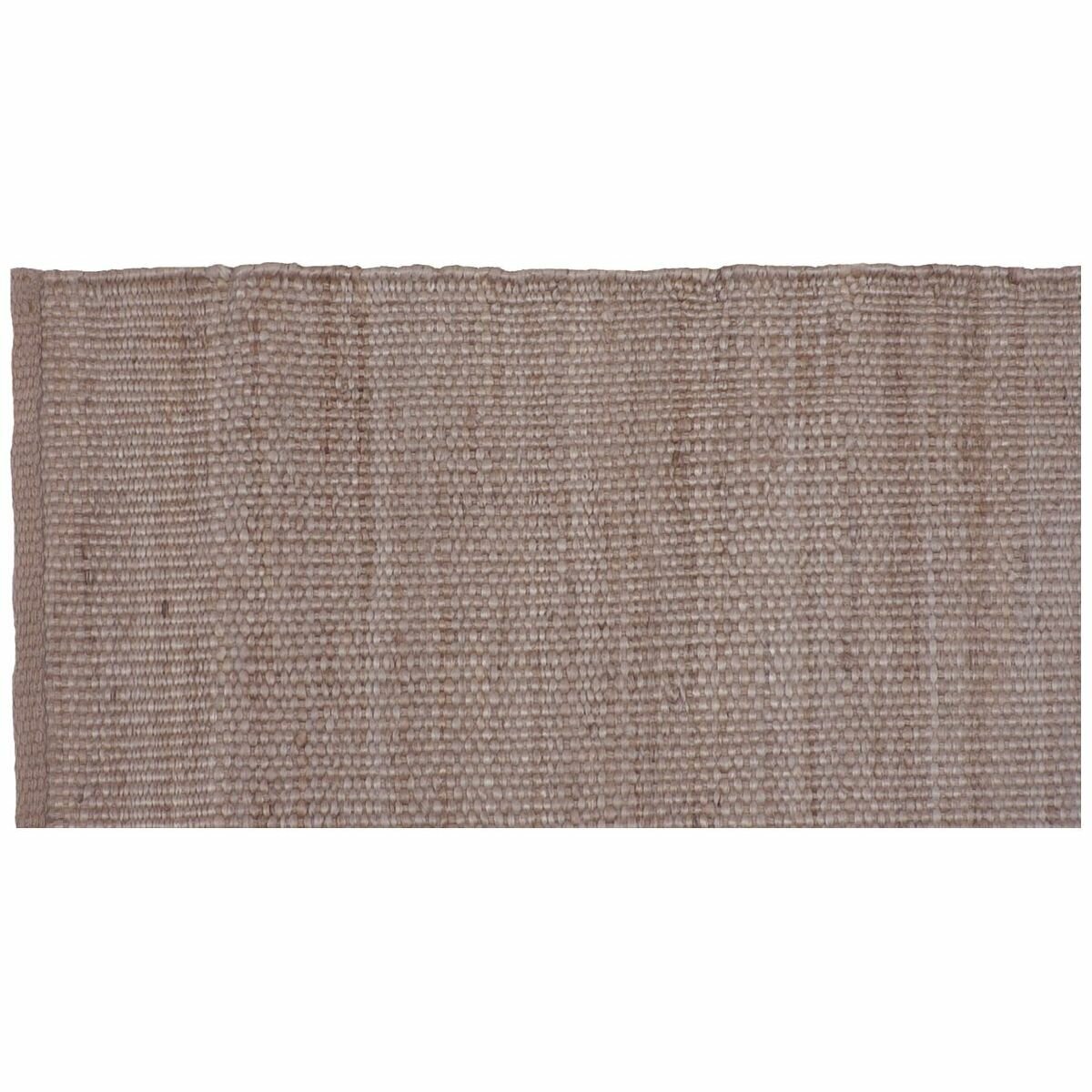 Cadrys Naturals Jute Mist Rug 200x300cm - Handspun Jute Flatweave, 8mm Pile - JUTENM2