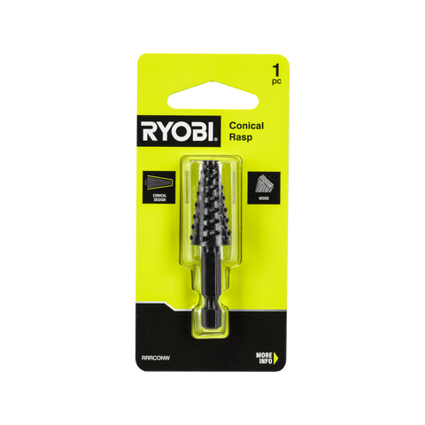 Ryobi Conical Wood Rasp - 60mm x 14mm - Carving & Shaping Tool - SuperSaverAU - view 1