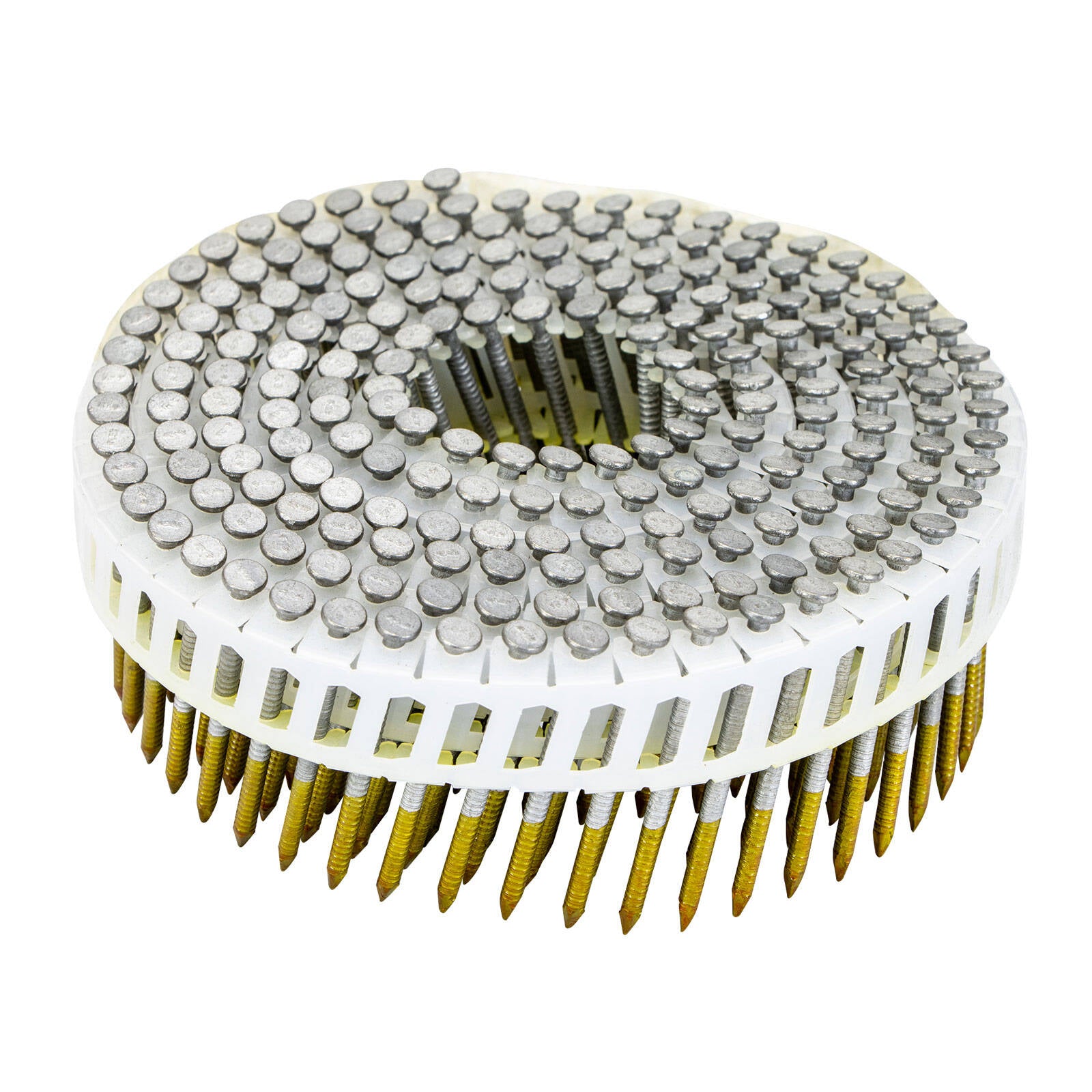 Titan 45 x 2.5mm Hot Dipped Galvanised Ring Shank Collated Coil Nail - 400 Pack