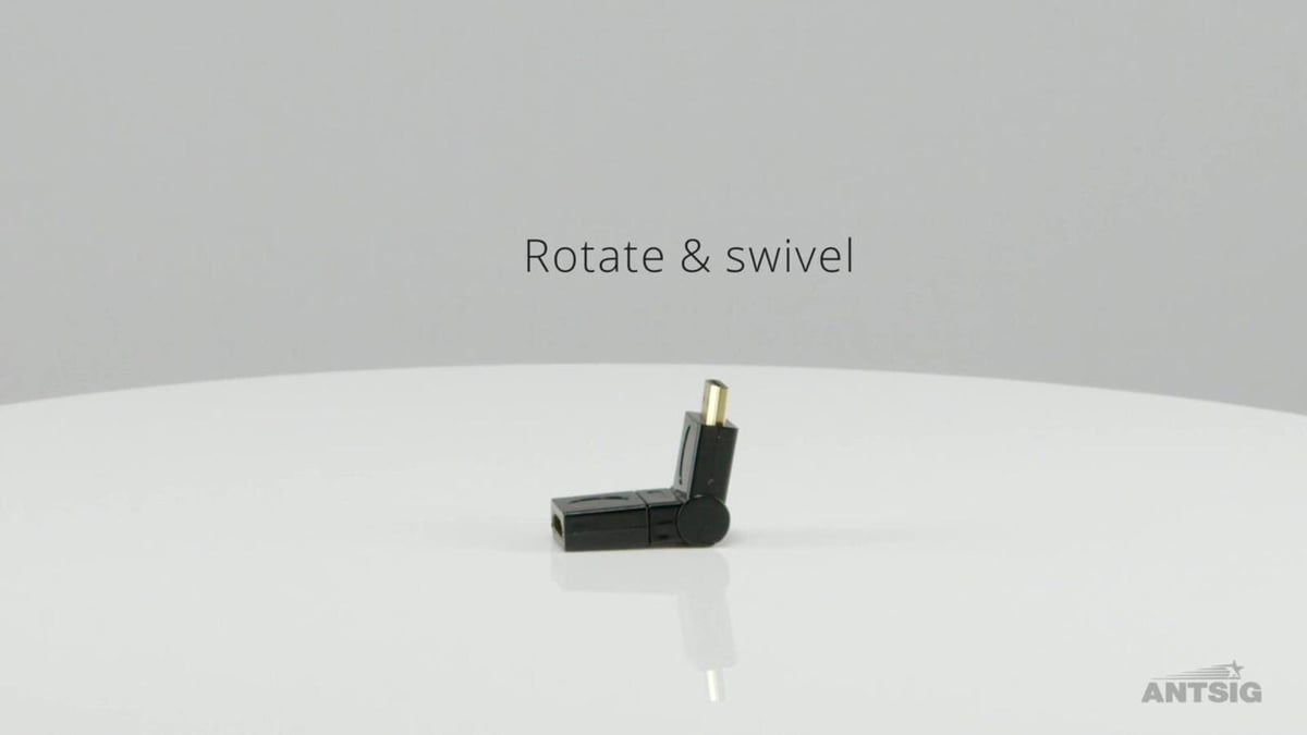 Antsig HDMI Rotate or Swivel Adaptor - 21mm - PVC - 3D Compatible - SuperSaverAU - view 5