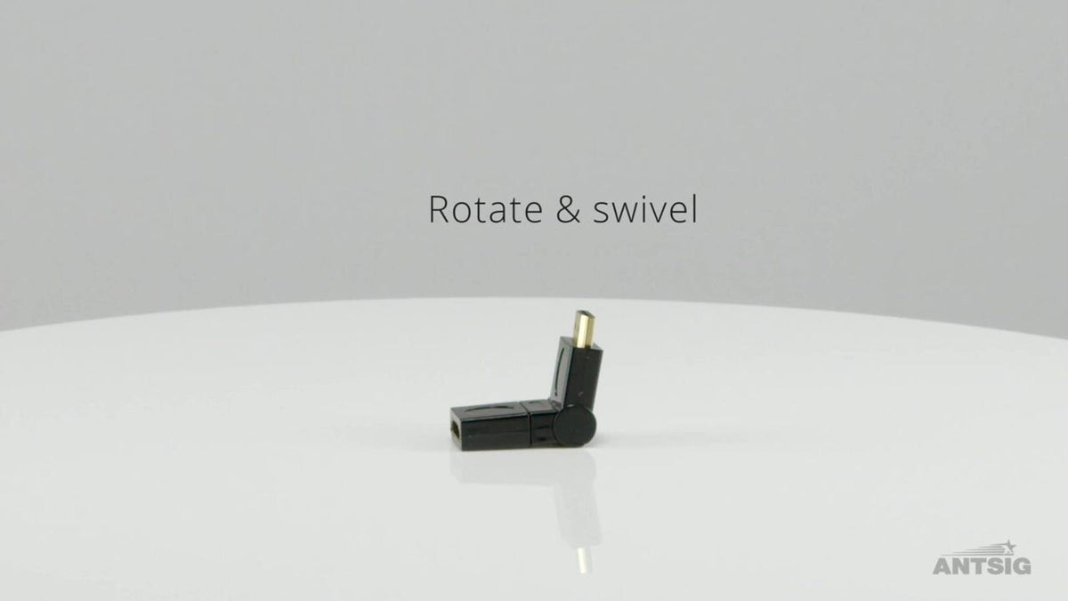 Antsig HDMI Rotate or Swivel Adaptor Gold Plated AP649