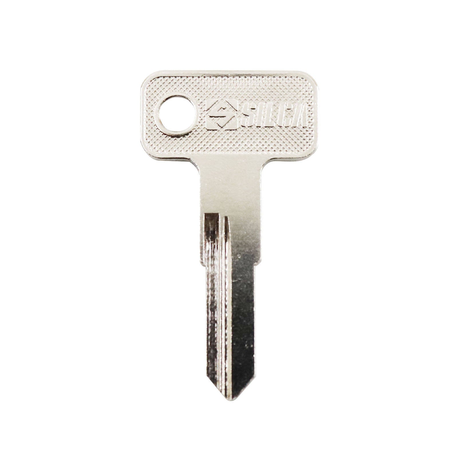 EHI MER34R Silver Blank Key, Nickel Plated Brass, for Key Cutting