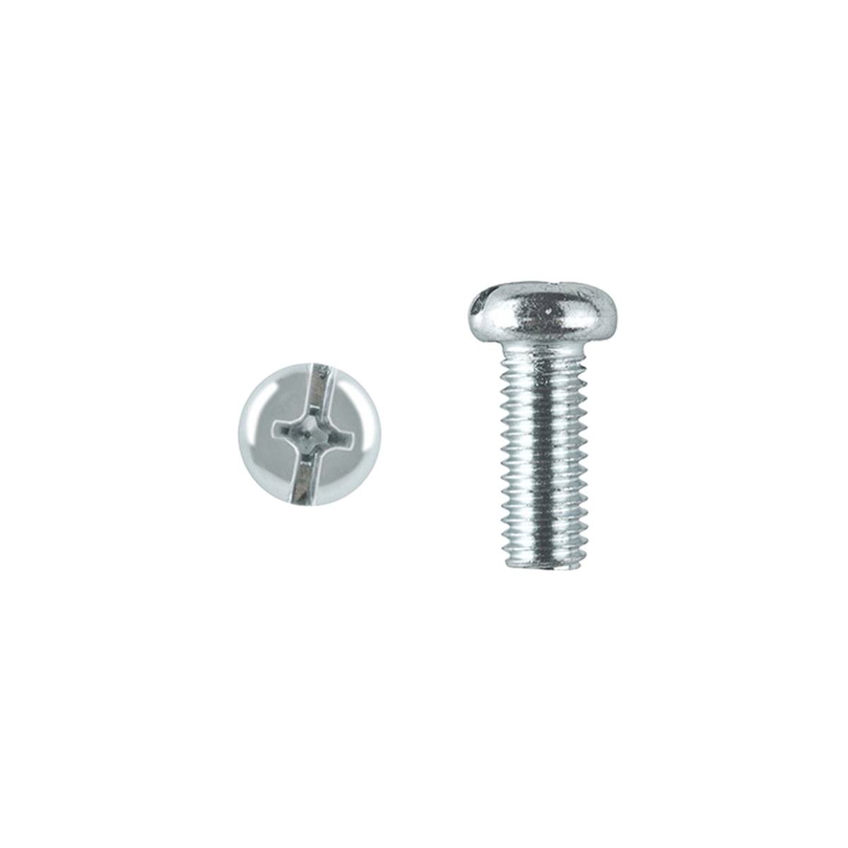 Pinnacle M6 x 35mm Zinc Plated Round Head Bolts and Nuts - 6 Pack