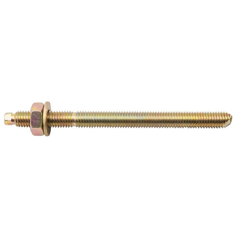 Ramset M10 x 130mm Chemset Anchor Stud - Gold Passivated Zinc Plated - SuperSaverAU - view 1