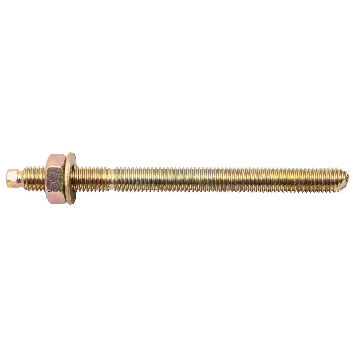 Ramset M10 x 130mm Chemset Anchor Stud - Gold Passivated Zinc Plated - SuperSaverAU - view 1