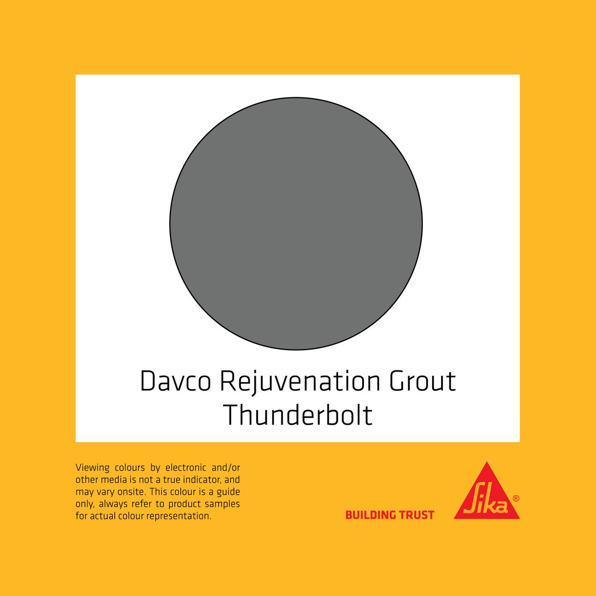 Davco Rejuvenation Grout 1.7kg Thunderbolt Pre-Mixed Stain-Resistant