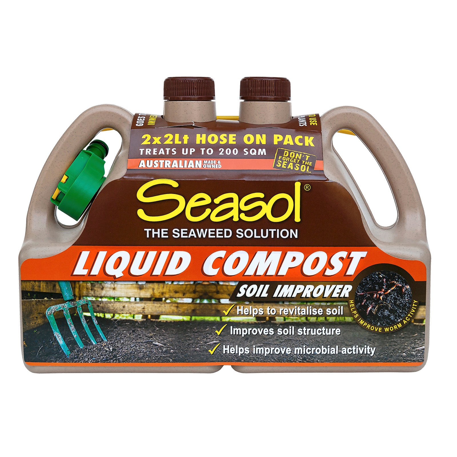 Seasol 2 x 2L Ready To Use Liquid Compost - Twin Pack