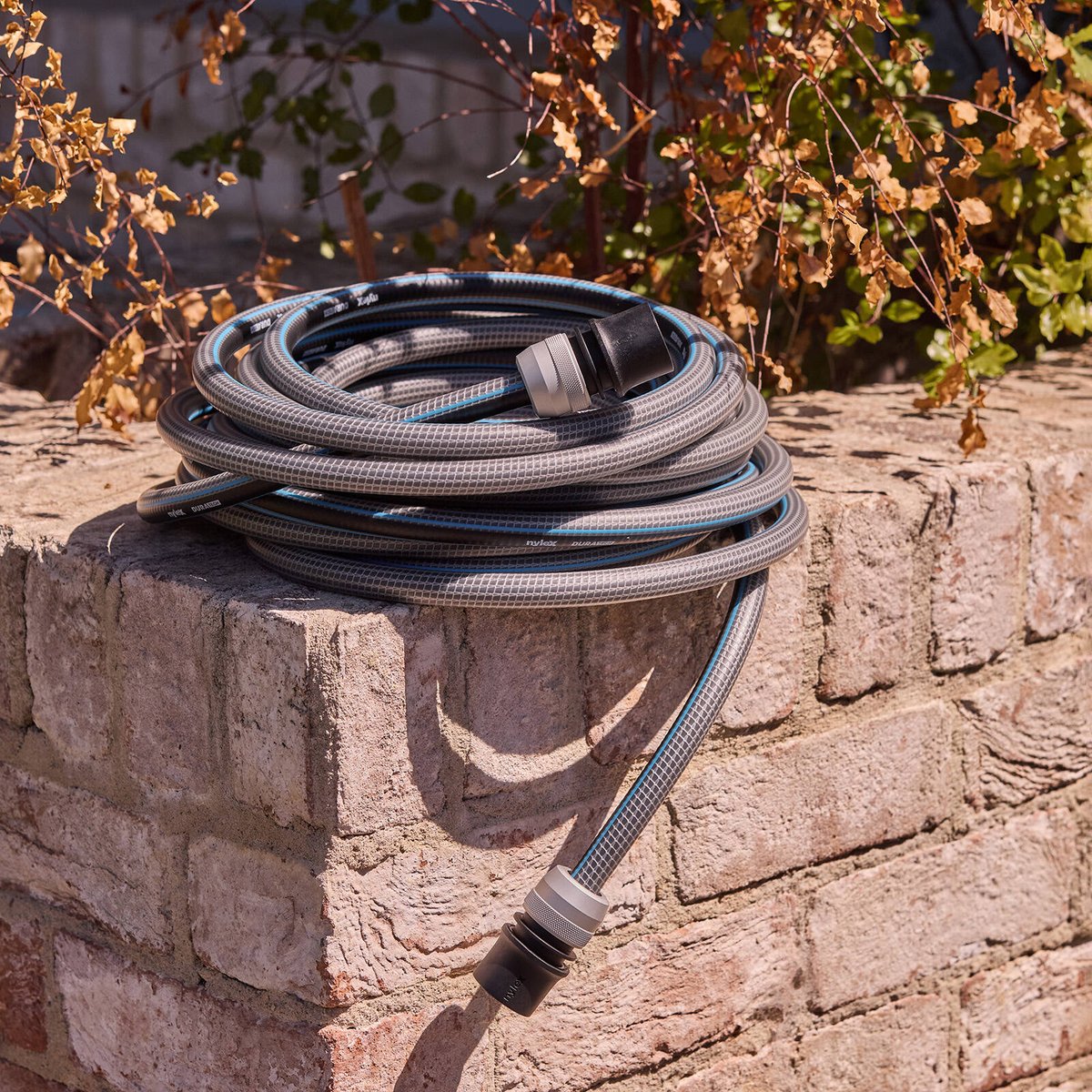 Nylex Duratech 15m Garden Hose - 3000kpa, 5-Ply PVC, Abrasion Resistant