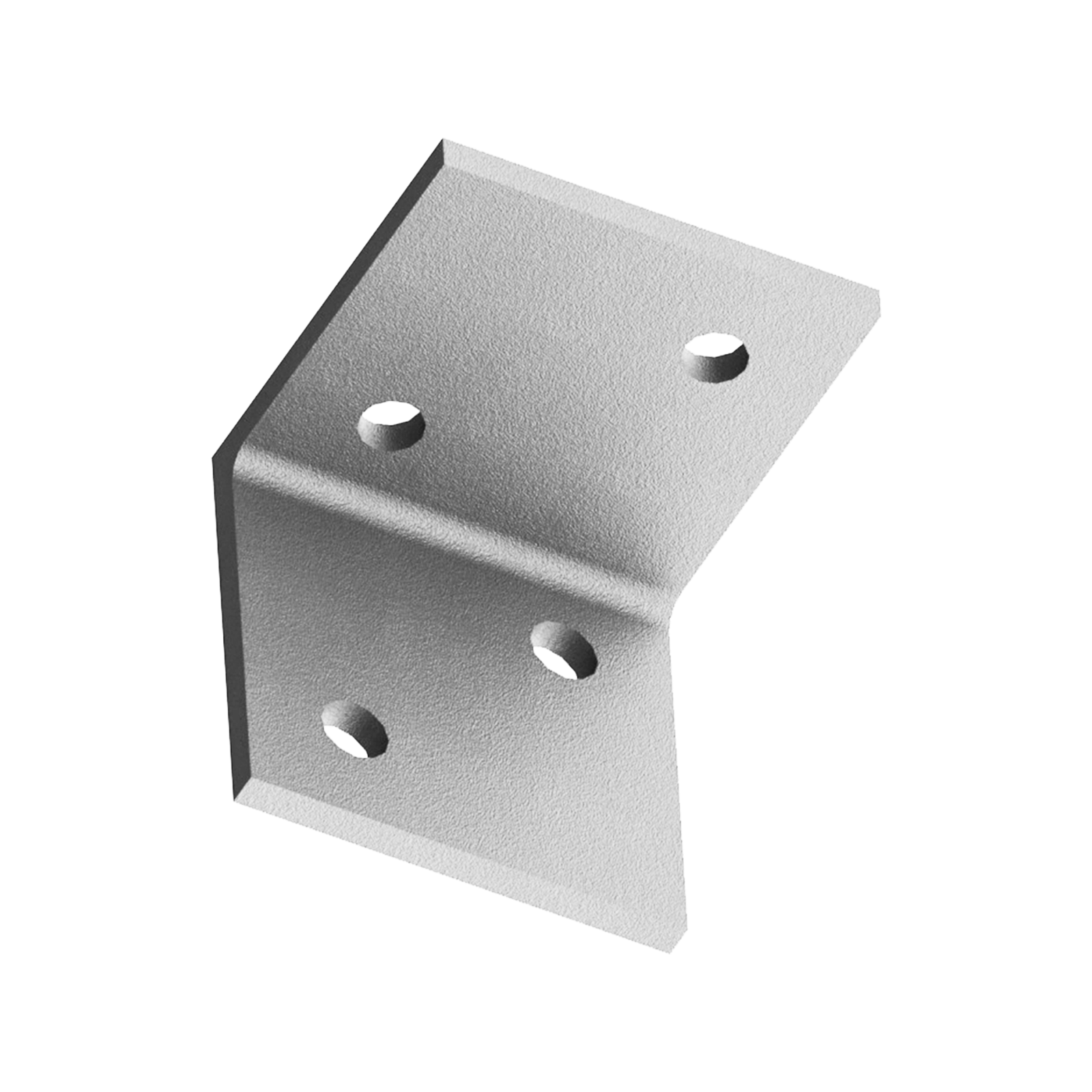 Dunnings 100 x 100 x 8 x 100mm M12 Galvanised Steel Structural Angle Bracket