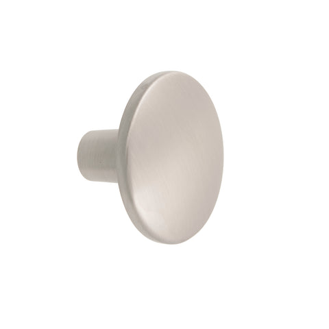 Prestige 30mm Brushed Nickel Round Knob - Zinc Alloy