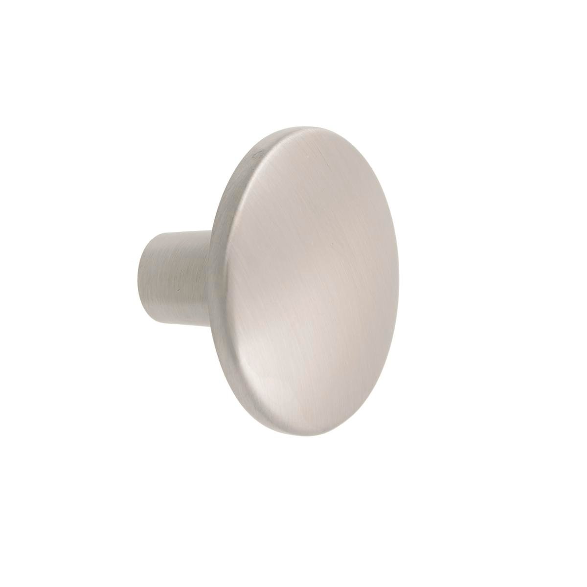 Prestige 30mm Brushed Nickel Round Knob - Zinc Alloy