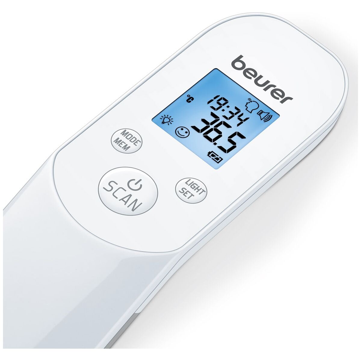 Beurer Multi Functional Non-Contact Infrared Thermometer - Body, Ambient and Surface Readings - FT85
