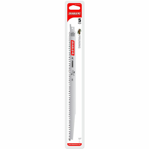 Diablo Reciprocating Saw Blades - 12" - Steel - Pruning - 5 Pack - SuperSaverAU - view 1