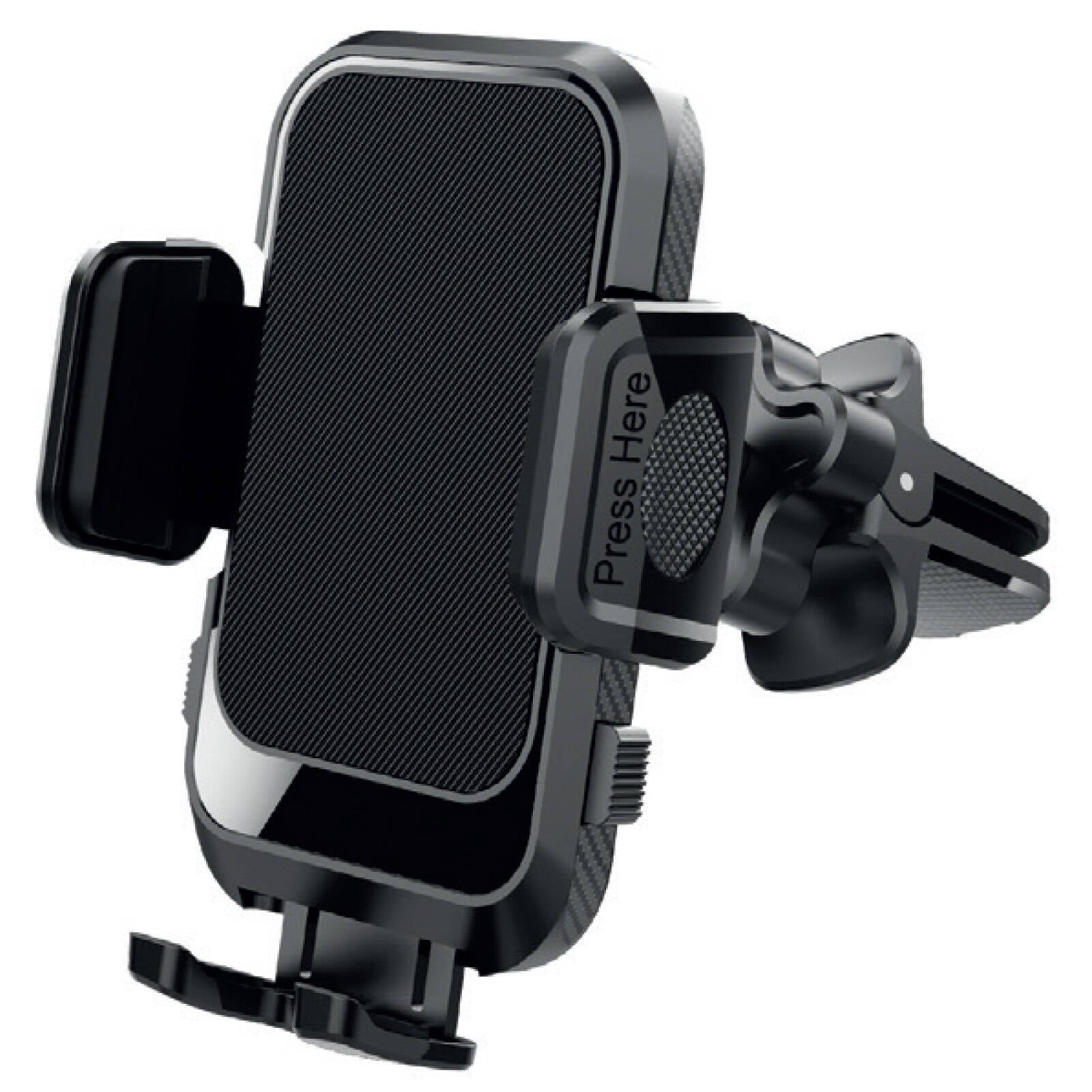 Antsig 2-in-1 Car Phone Mount - Vent & Suction, Quick-Release ABS AP091B