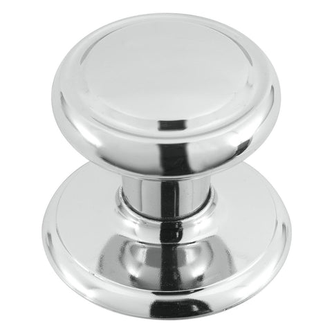 Gainsborough Classic Passage Knobset - 90mm - Aluminium - Bright Chrome - SuperSaverAU - view 1