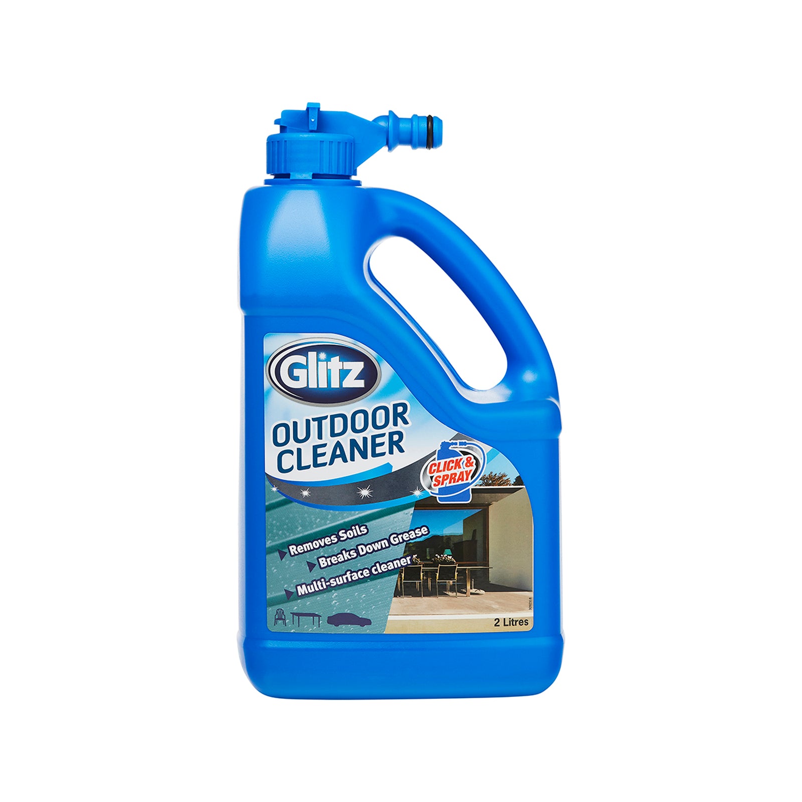 Glitz 2L Outdoor Cleaner Concentrate - Mud, Grease & Bug Remover