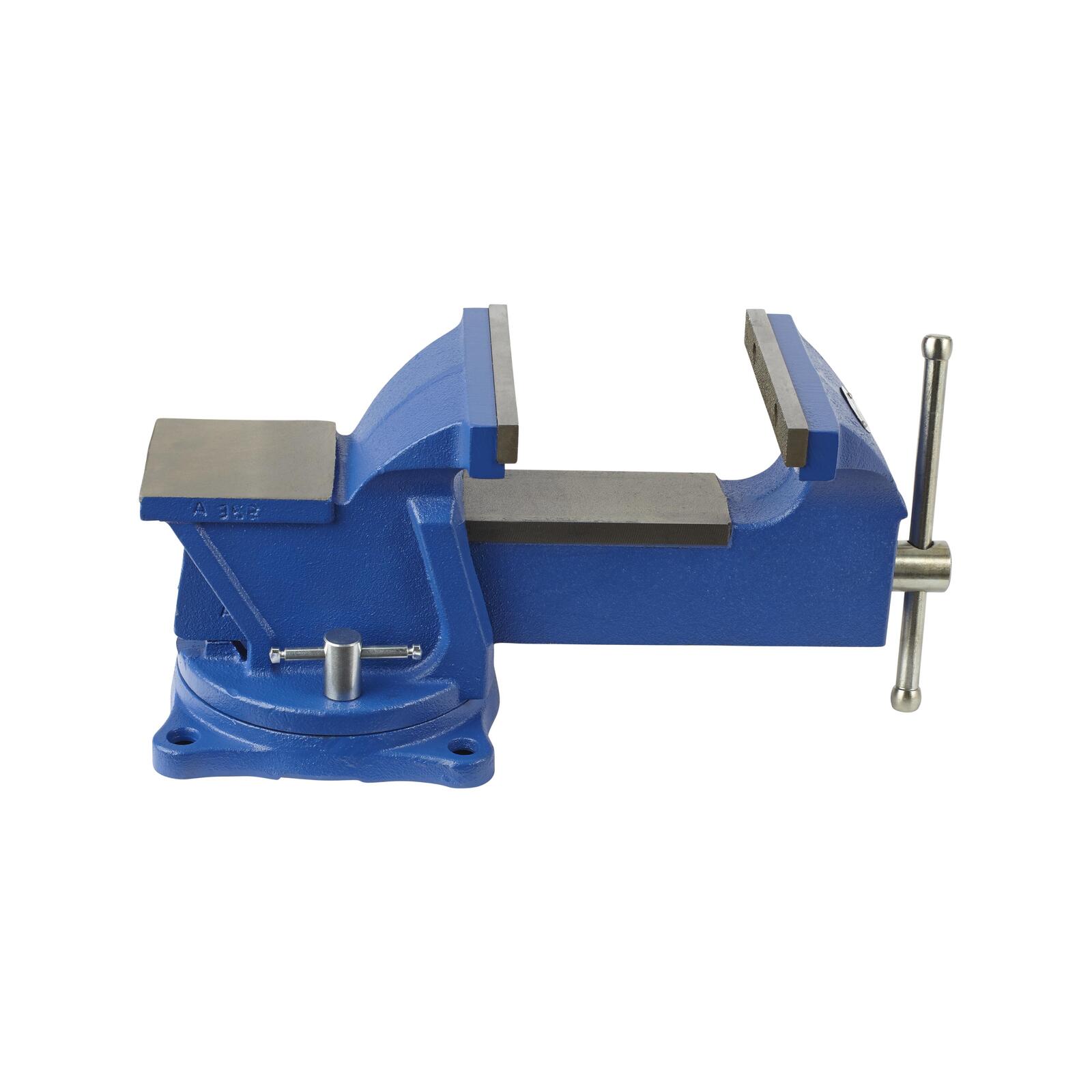 Irwin Record 150mm Mechanics Vice Steel Swivel Base with Hardened Anvil