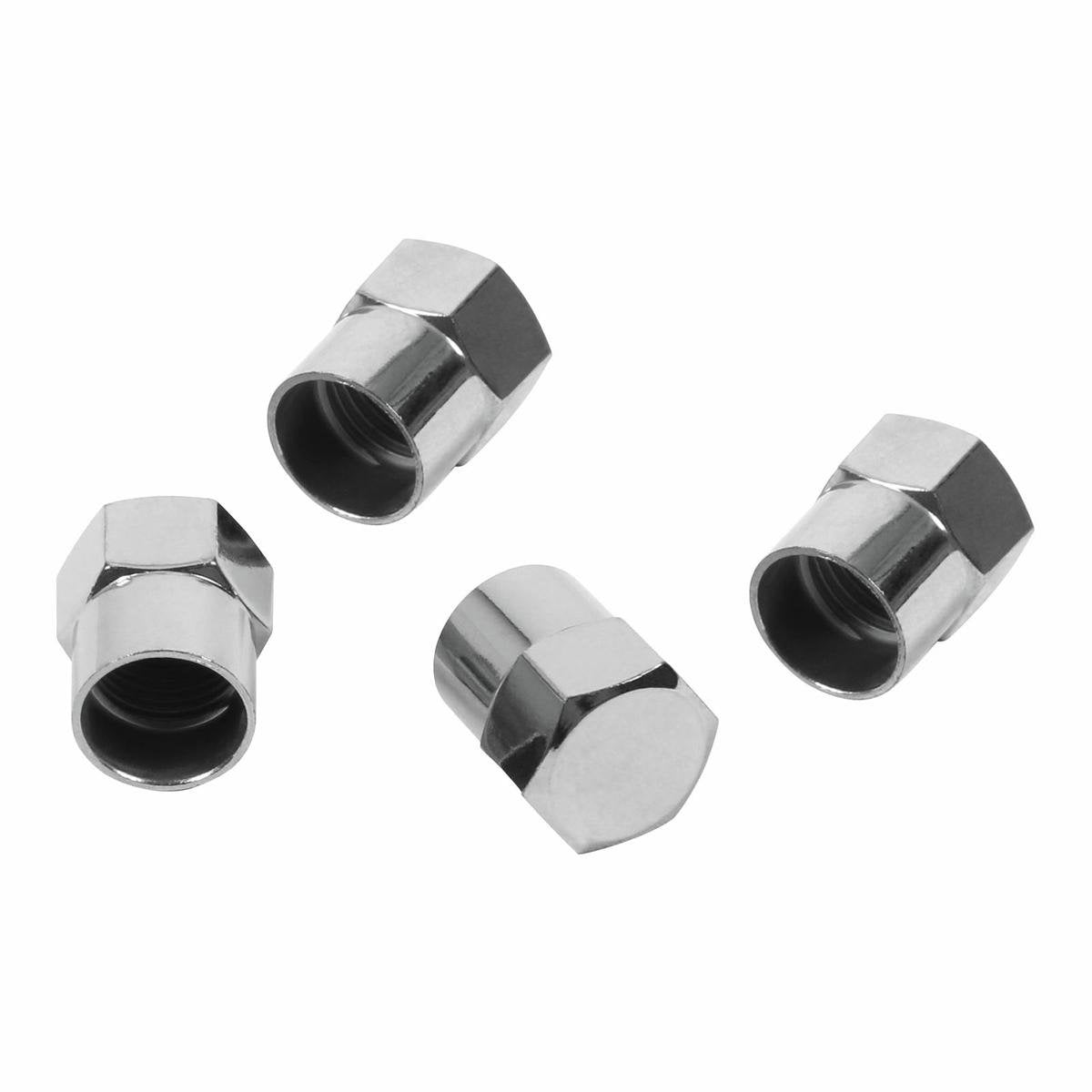 Trojan Chrome Valve Caps - 4 Pack
