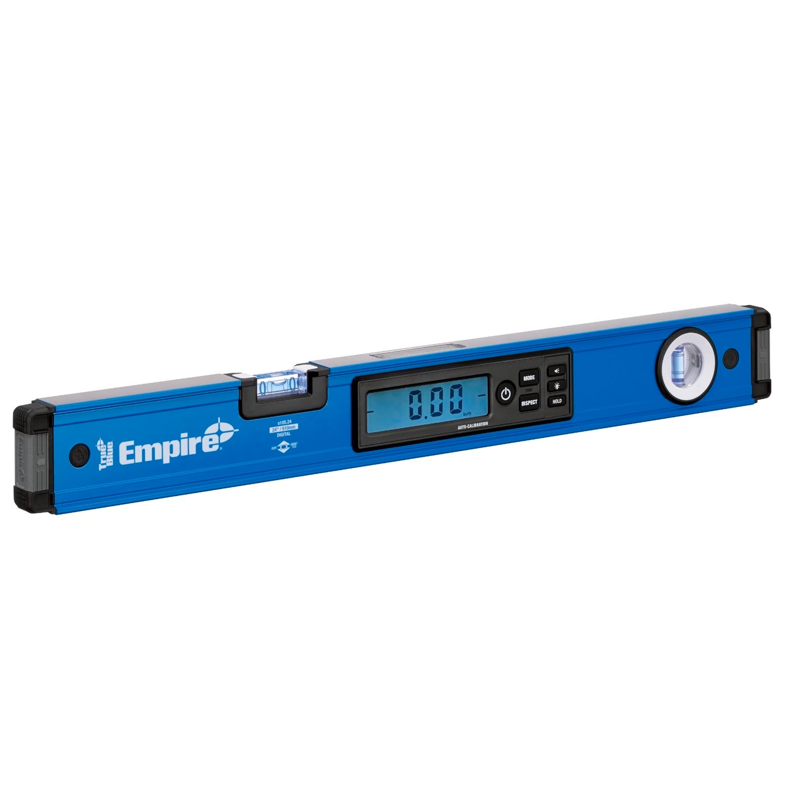 Empire 600mm Digital Spirit Level, Aluminium, Waterproof, 2 Vial, Case Included E105.24