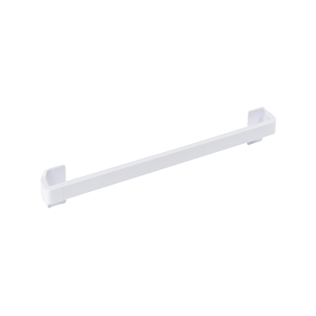 Naleon 50cm Self Adhesive Towel Rail - White - Durable ABS Plastic - Easy Installation - SuperSaverAU - view 1