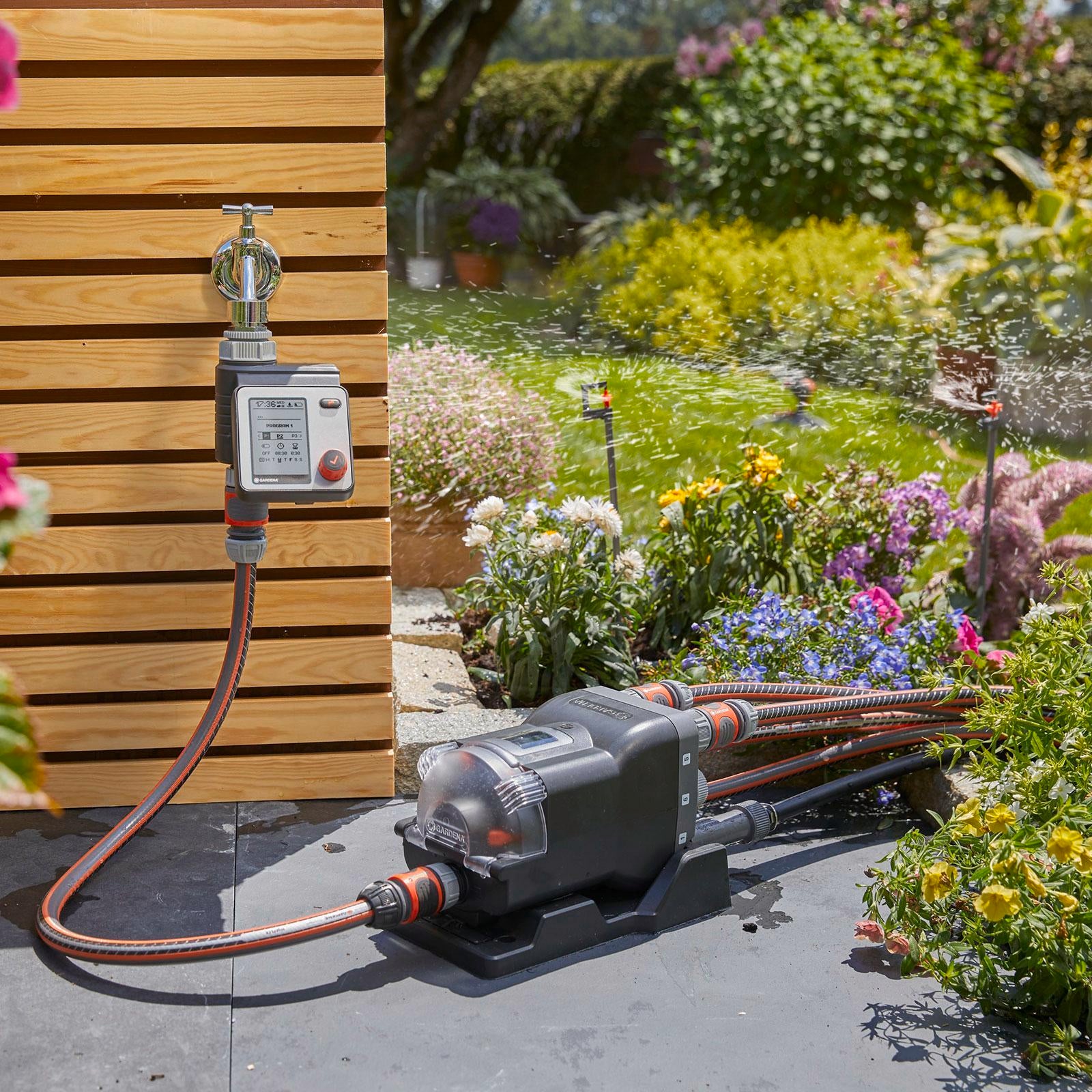 GARDENA 6 Station Automatic Water Distributor 7L