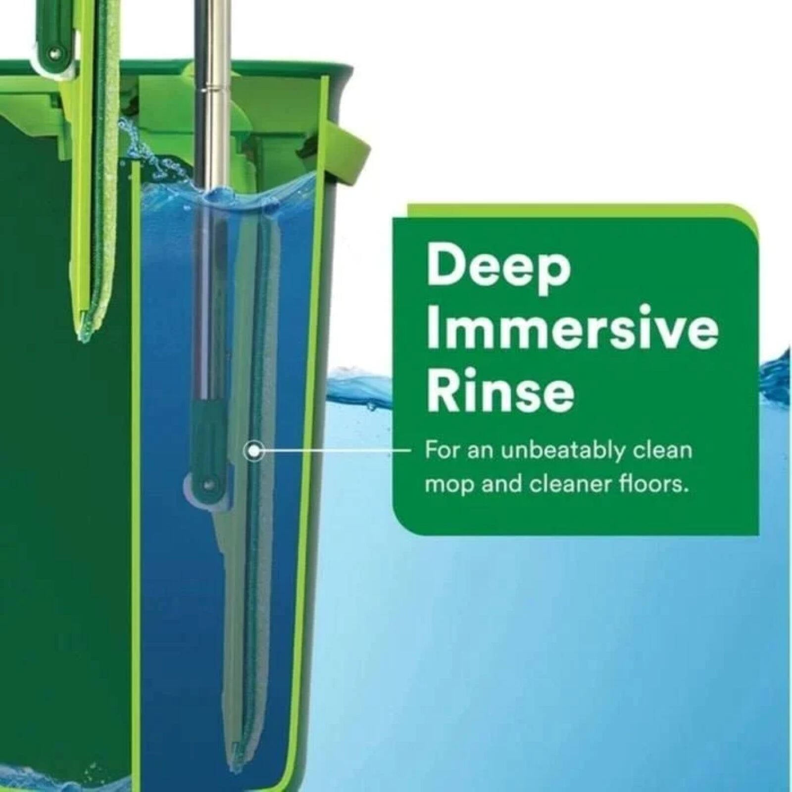 Sabco Rinse N' Wring Gen 2 Microfibre Mop Set, with Bonus Refill