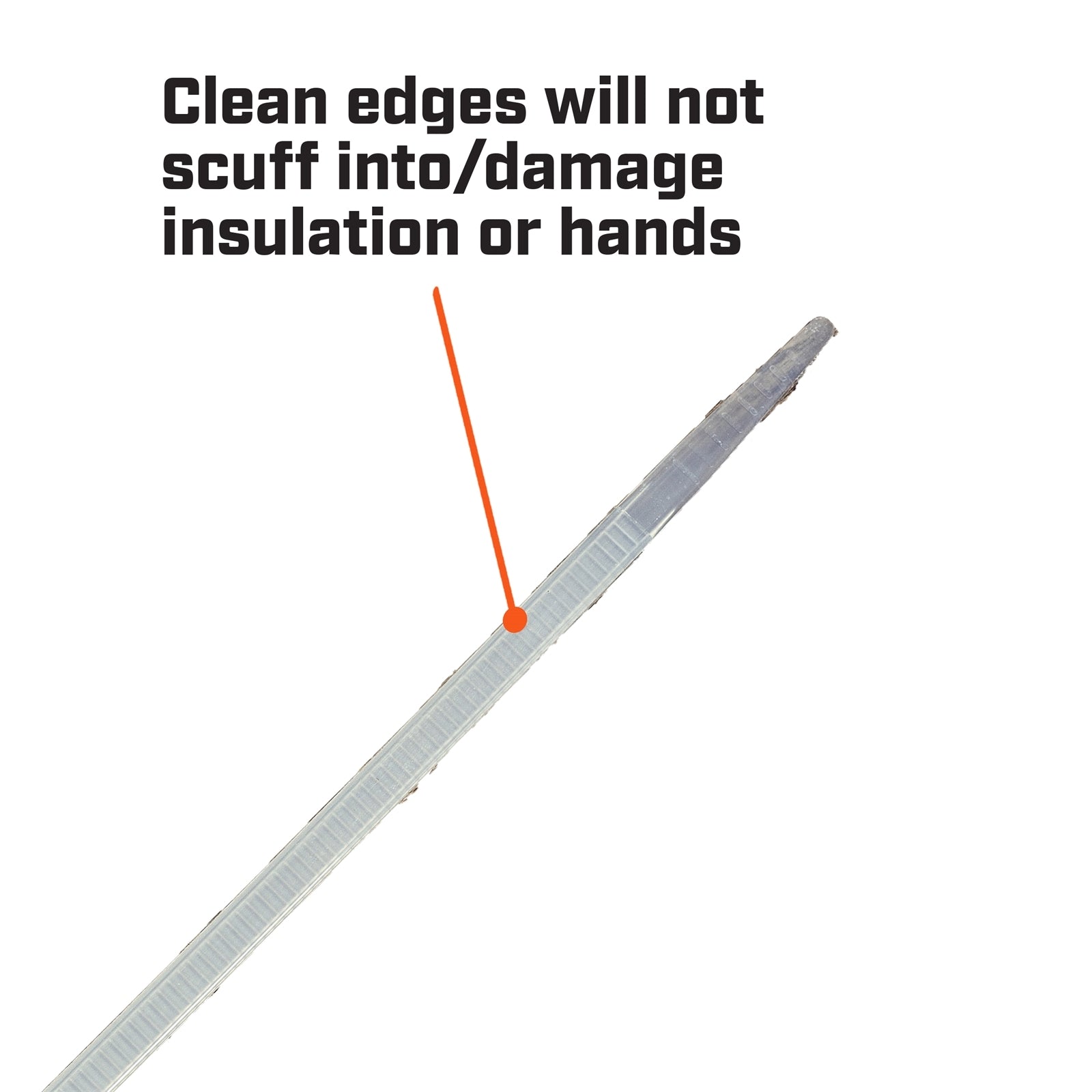 Crescent 300 x 4.8mm Natural Nylon Cable Ties - 25 Pack