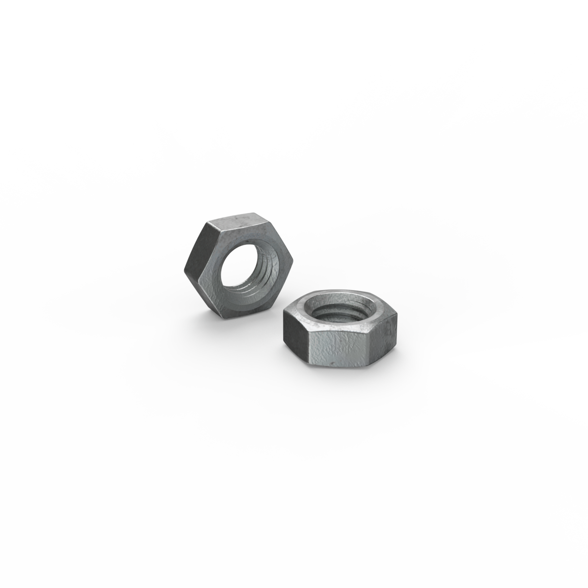 Zenith M6 Hot Dip Galvanised Hex Nuts - 50 Pack