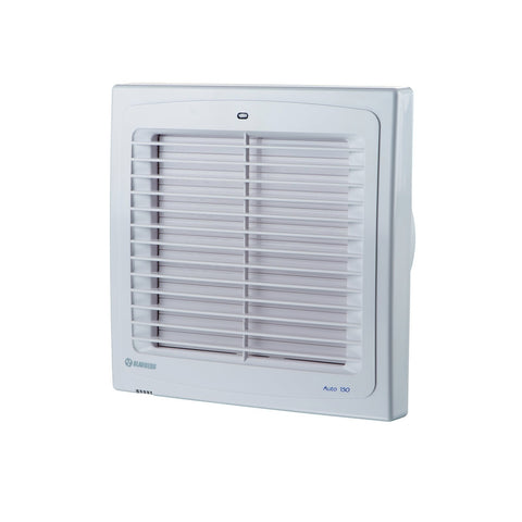 Blauberg AUTO 150mm White Wall Exhaust Fan with Automatic Shutters 26W BLABAUTO150