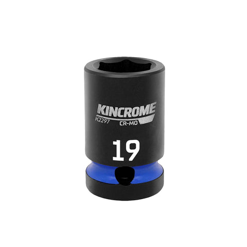 Kincrome 19mm 1/2" Drive Impact Socket Chrome Molybdenum Steel 6-Point