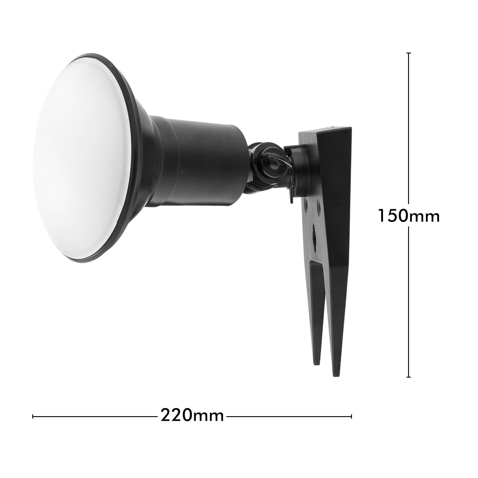 Arlec FL100 10W LED Portable Flood Light - Adjustable Head - Weather Resistant - Indoor/Outdoor
