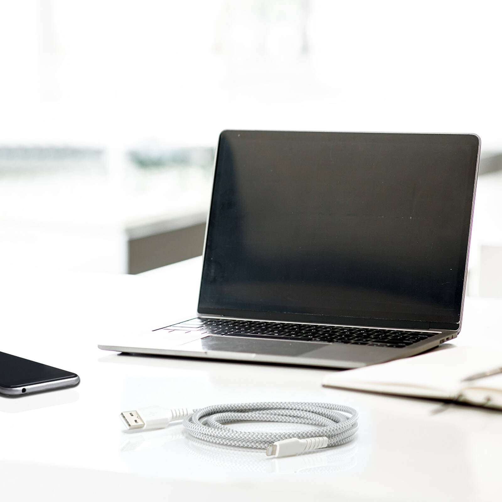 Antsig 2m Braided Lightning to USB-A Cable