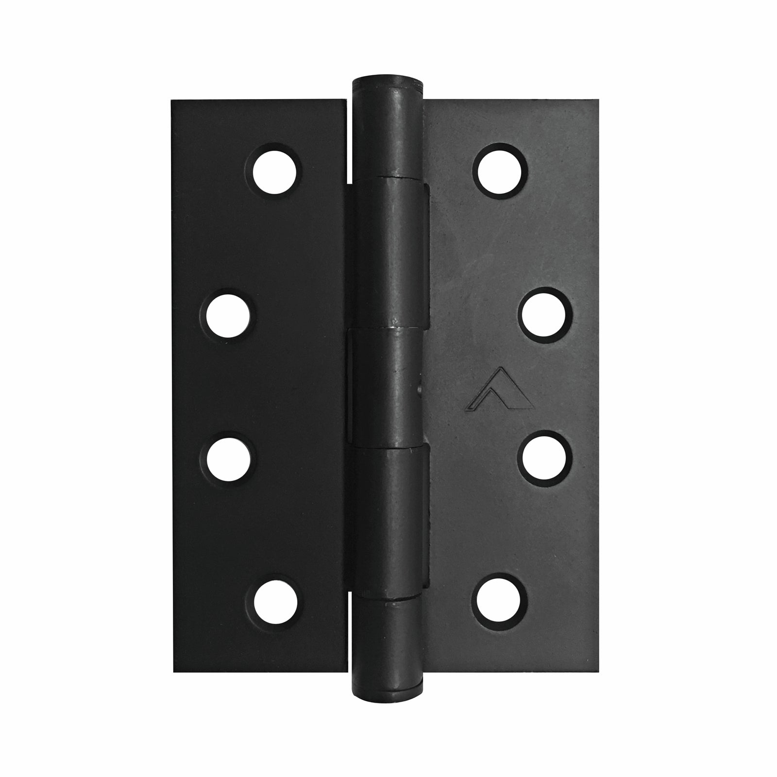 Pinnacle 100mm Matte Black Fixed Pin Butt Hinge - 2 Pack