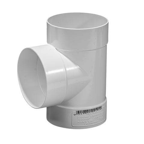 Holman 75mm Storm U PVC Junction - Female & Female - Durable - White - SuperSaverAU - view 1