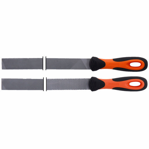Bahco 200mm 2 Piece Metal File Set Bastard and 2nd Cut