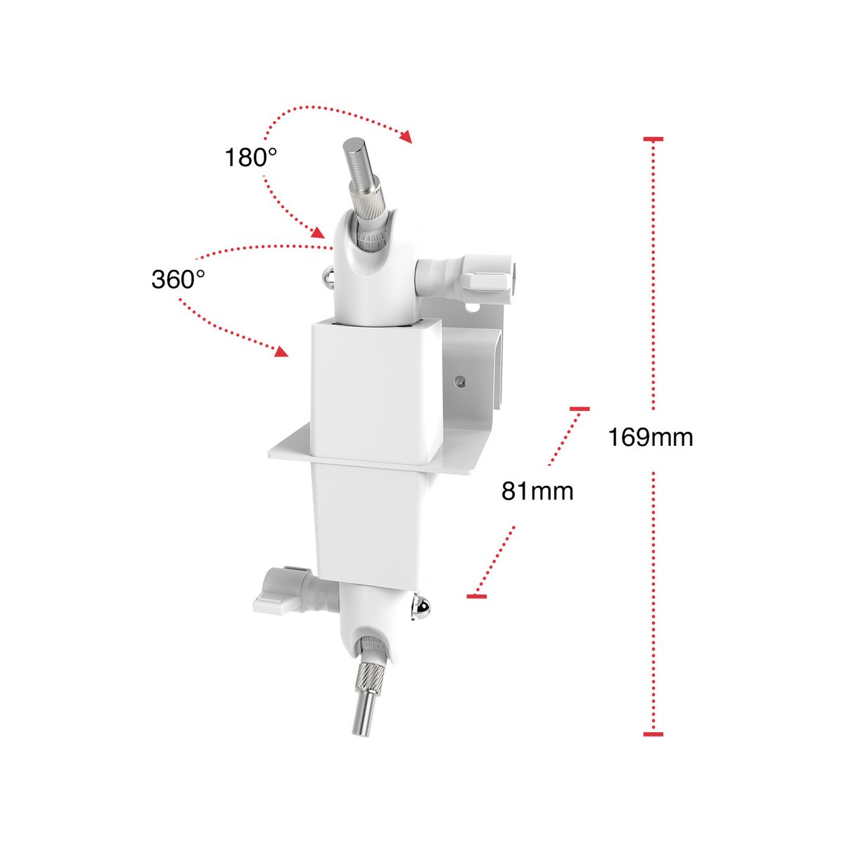 Orion Security Camera Mount 2-in-1 Clamp Indoor & Outdoor SCA02